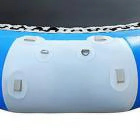 DENEST 17-ft Inflatable liquid Trampoline Swimming Pool Lake Bounce Floating Island moisture Sport Blue Max Capacity 400kg/ 880lbs