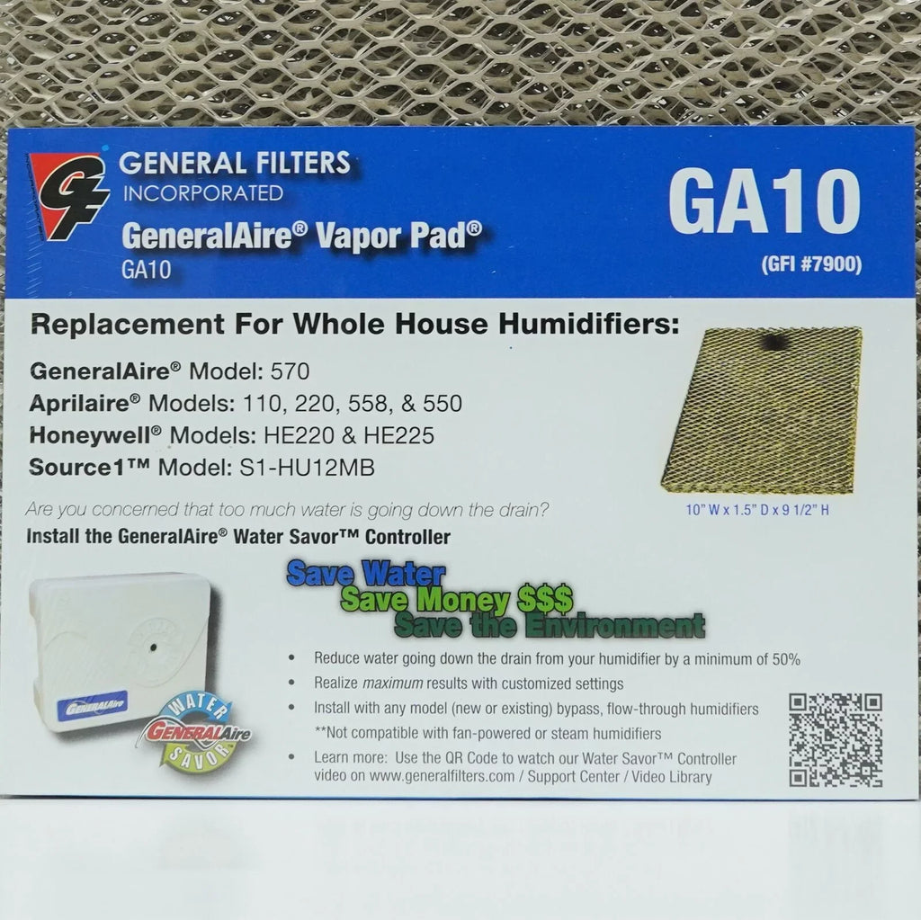 10-2 2PAK #10 for Aprilaire Humidifier 500 550 aqua Panel Pad Filter