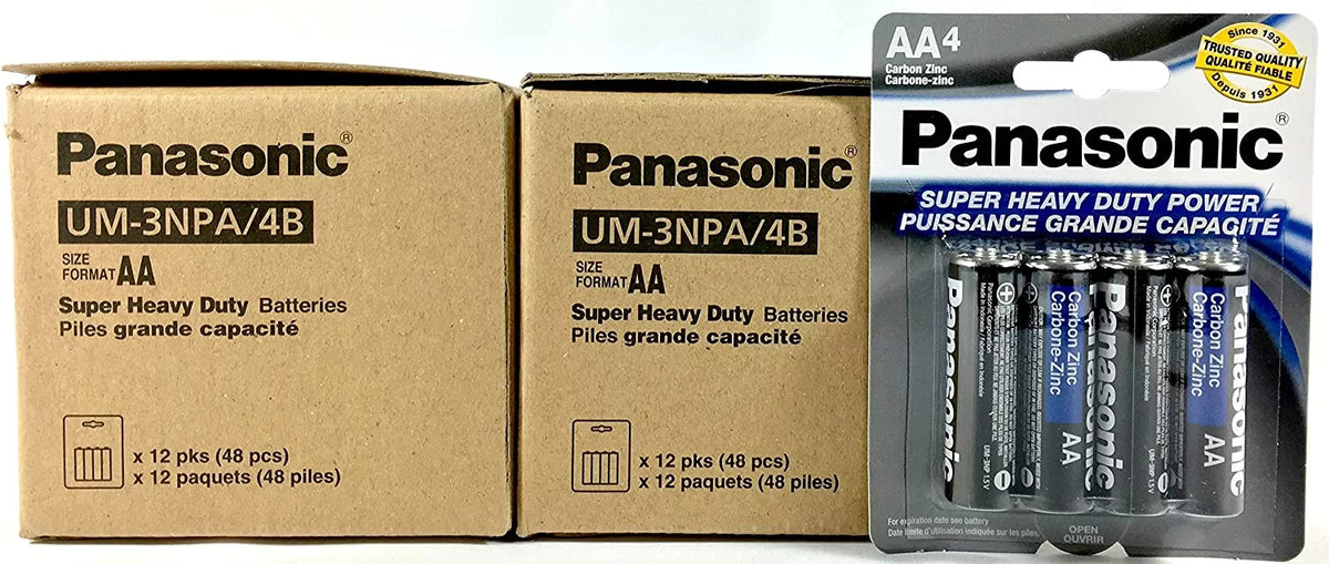 100pc  AA Batteries Super Heavy Duty Power Carbon Zinc Double A Battery 1.5v