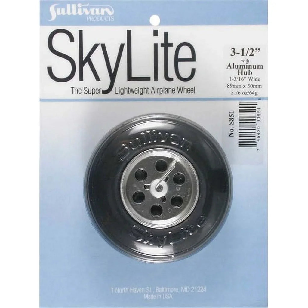 Sullivan Products 851 Sullivan SkyLite Wheels w/Aluminum Hub 3-1/2 inch (1)