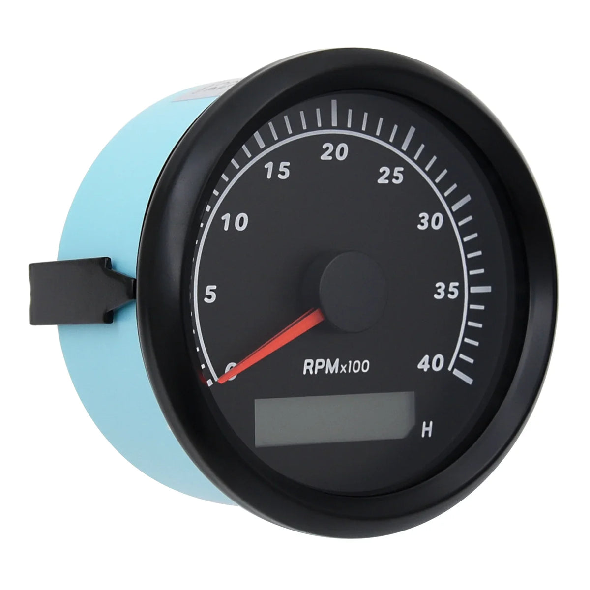 Geloo Marine Tachometer Hour Meter Waterproof Tachometer Gauge 0-4000RPM 85mm for Car craft Truck RV