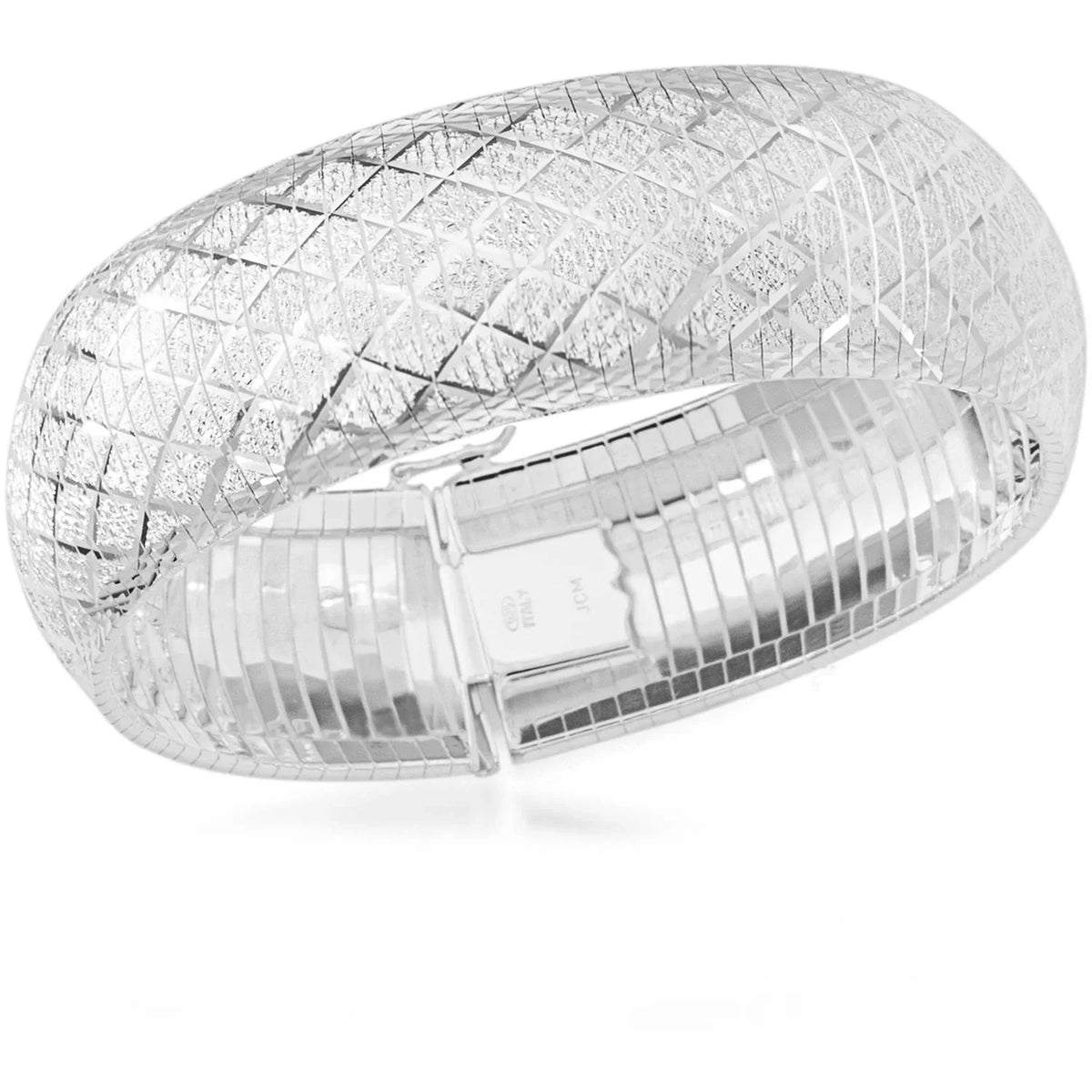 Sterling Silver DC Flex Bracelet, 7.25"