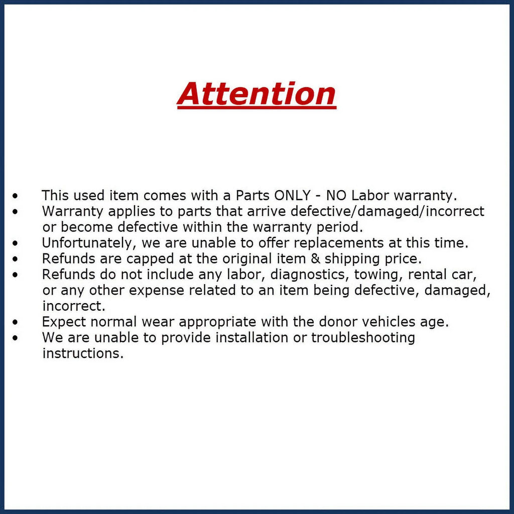 Pre-Owned 2019-2022 Jeep Cherokee Rear View Mirror OEM LKQ (Good)
