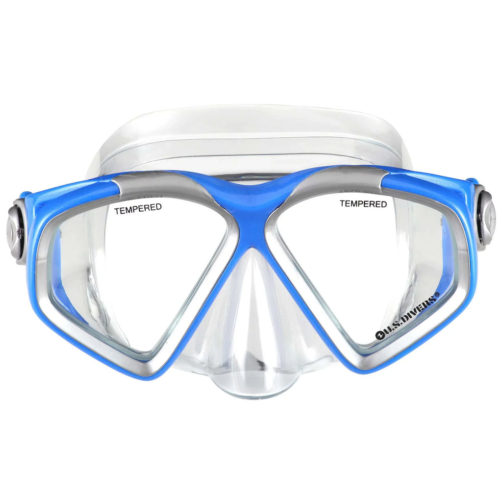 Divers Cozumel Snorkel Combo, Blue. U.S