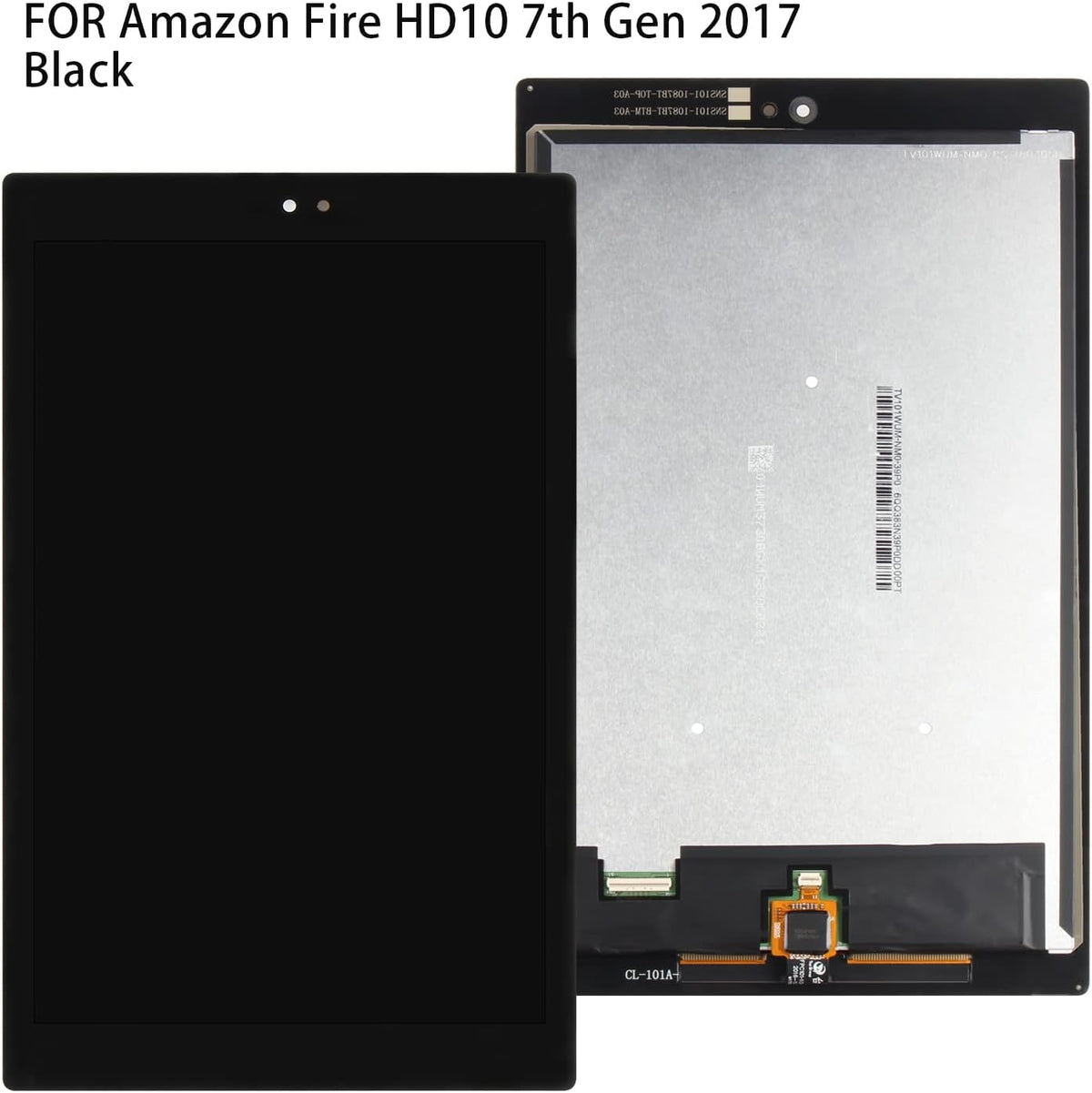 LCD Screen Replacement for Amazon Kindle Fire HD 10 7th Gen SL056ZE 2017 Version 10.1 LCD Display Touch Screen Digitizer Assembly with Tools