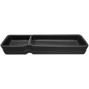 Husky by RealTruck appropriate with 2015-20  F-150 SuperCrew, 2017-20  F-250/F-350 Crew Cab - without factory storage box Gearbox Under Seat Storage Box