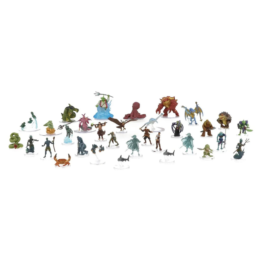 Wizkids  Dungeons & Dragons Icons of the Realms Seas & Shores Set 28 Booster Brick Figurine - Pack of 8