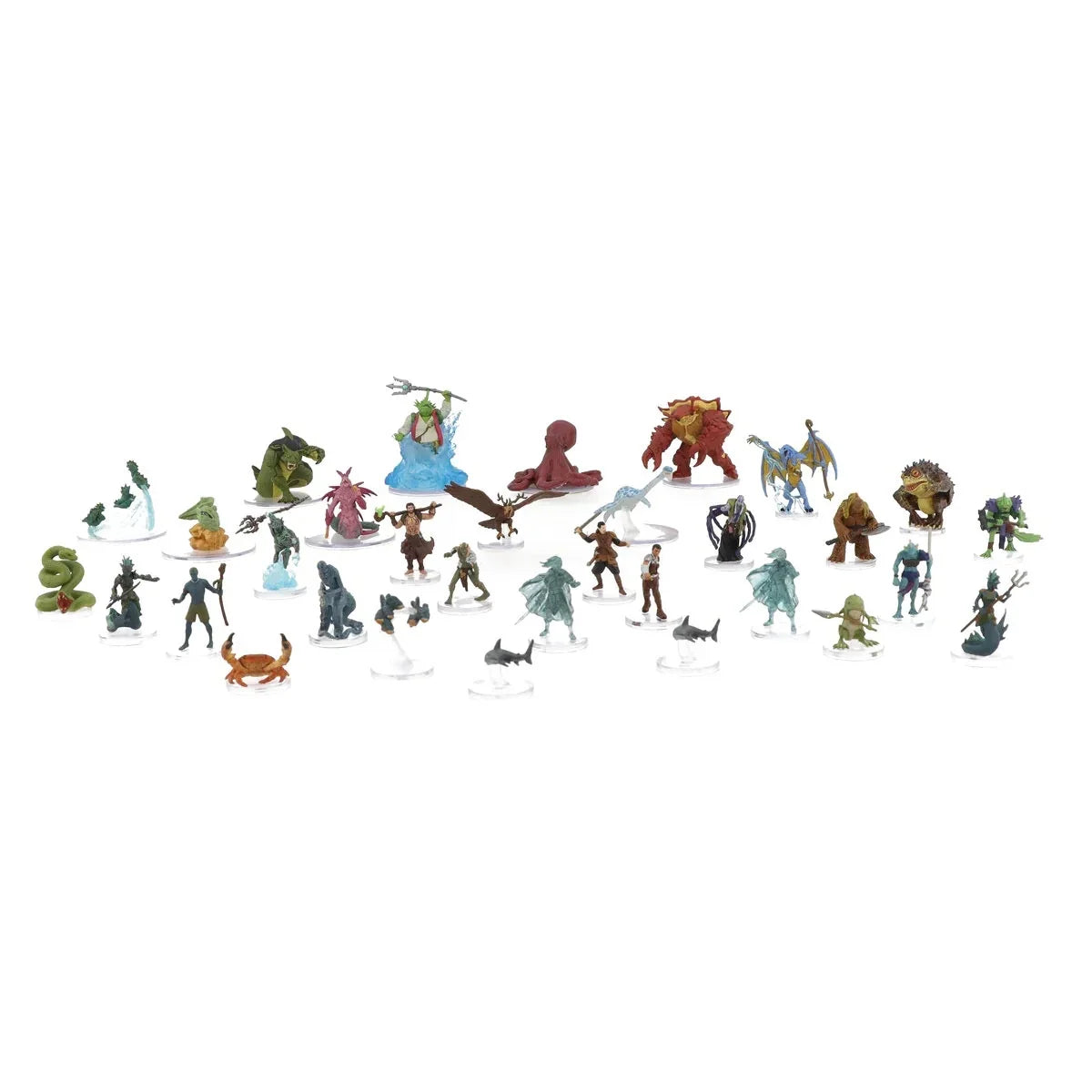 Wizkids  Dungeons & Dragons Icons of the Realms Seas & Shores Set 28 Booster Brick Figurine - Pack of 8