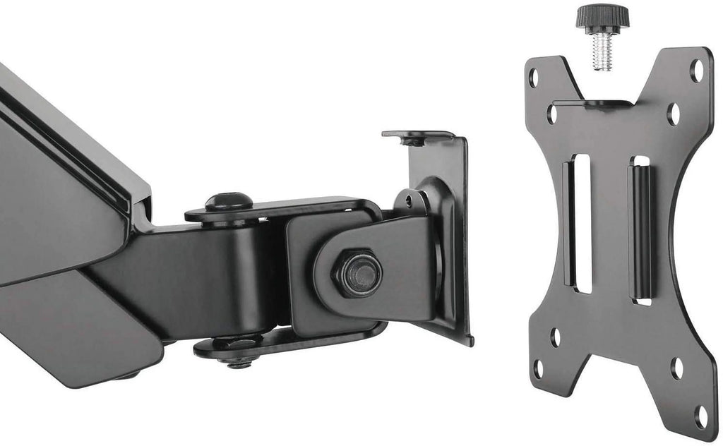 Premium Triple LCD Monitor Desk Mount Fully Adjustable Gas Spring Stand for Display up to 27 inch, 15.4lbs Weight Capacity