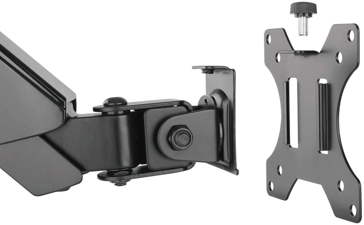 Premium Triple LCD Monitor Desk Mount Fully Adjustable Gas Spring Stand for Display up to 27 inch, 15.4lbs Weight Capacity