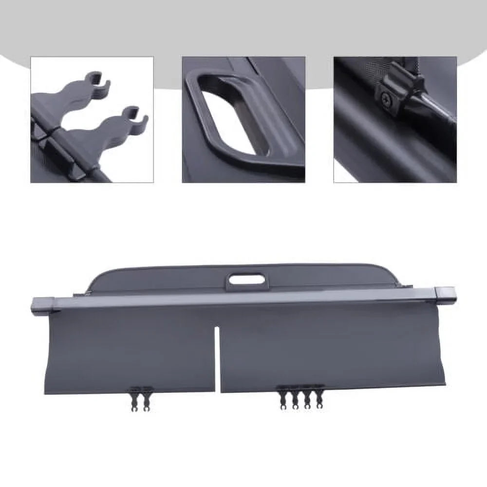 Retractable Cargo wrap For 2019-2021 Jeep Cherokee Trunk Tonneau Security Shade