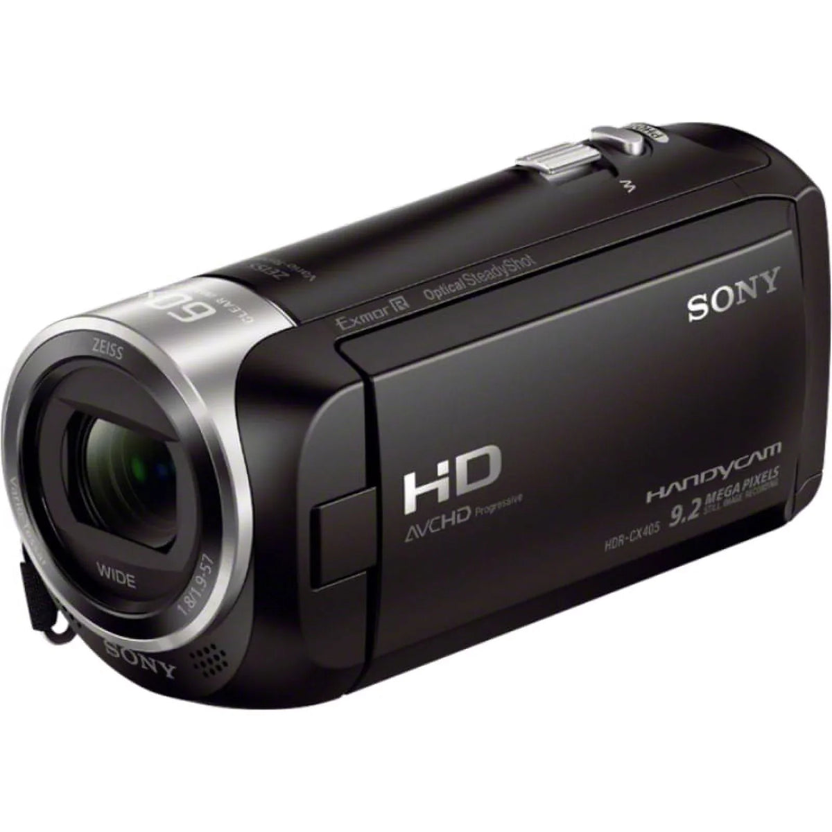 HDR-CX405/B Full HD 60p Camcorder + 64GB Ultra MicroSDXC UHS-I Memory Card + NP-BX1 Battery Pack + Accessory Bundle