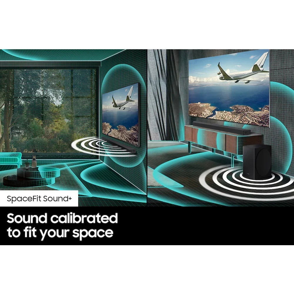 HW-Q900A 7.1.2ch Soundbar w/ Dolby Atmos / DTS:X (2021) HW-Q900A/ZA with Wireless Active Subwoofer Bundle with Extended Protection Plan + 2x Deco Gear HDMI Cables + Streaming Software Kit