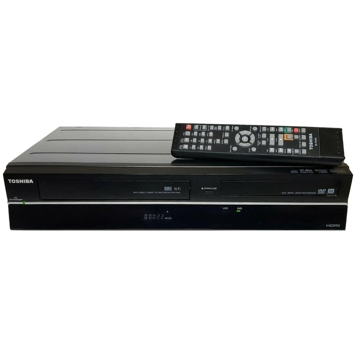 DKVR60 (NEW) DVD/VCR Recorder Combo AV, Manual, Remote Included