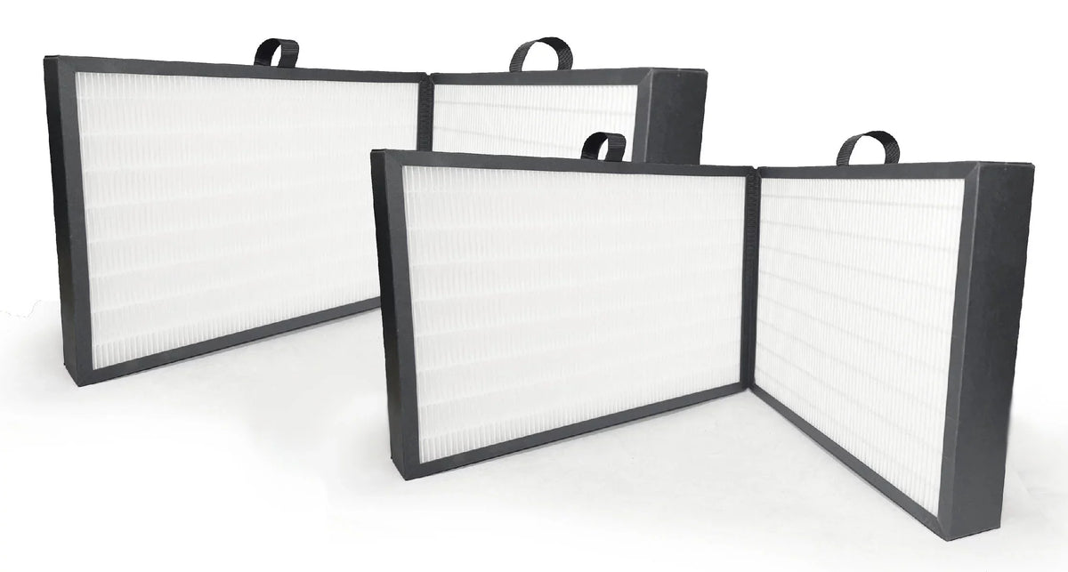 Nispira F7400 Protect 7400 SmartFilter Replacement 3-in-1 HEPA Activated Carbon Foldable | appropriate with Blueair Protect 7470i, 7410i Air Purifier | Remove Smoke, Dust, Chemical Smell | 2 Pack