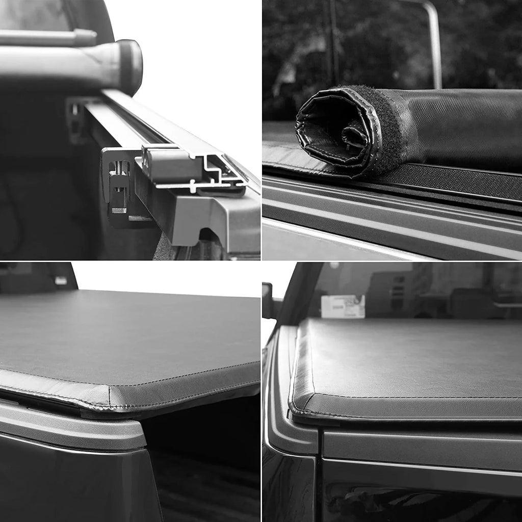 Kikito Vinyl Soft Roll-Up Tonneau protector Truck Bed for 2022-2024 Tundra 5.6FT (66.7") Bed w/o Trail Edition (for Models Without The Deck Rail System)