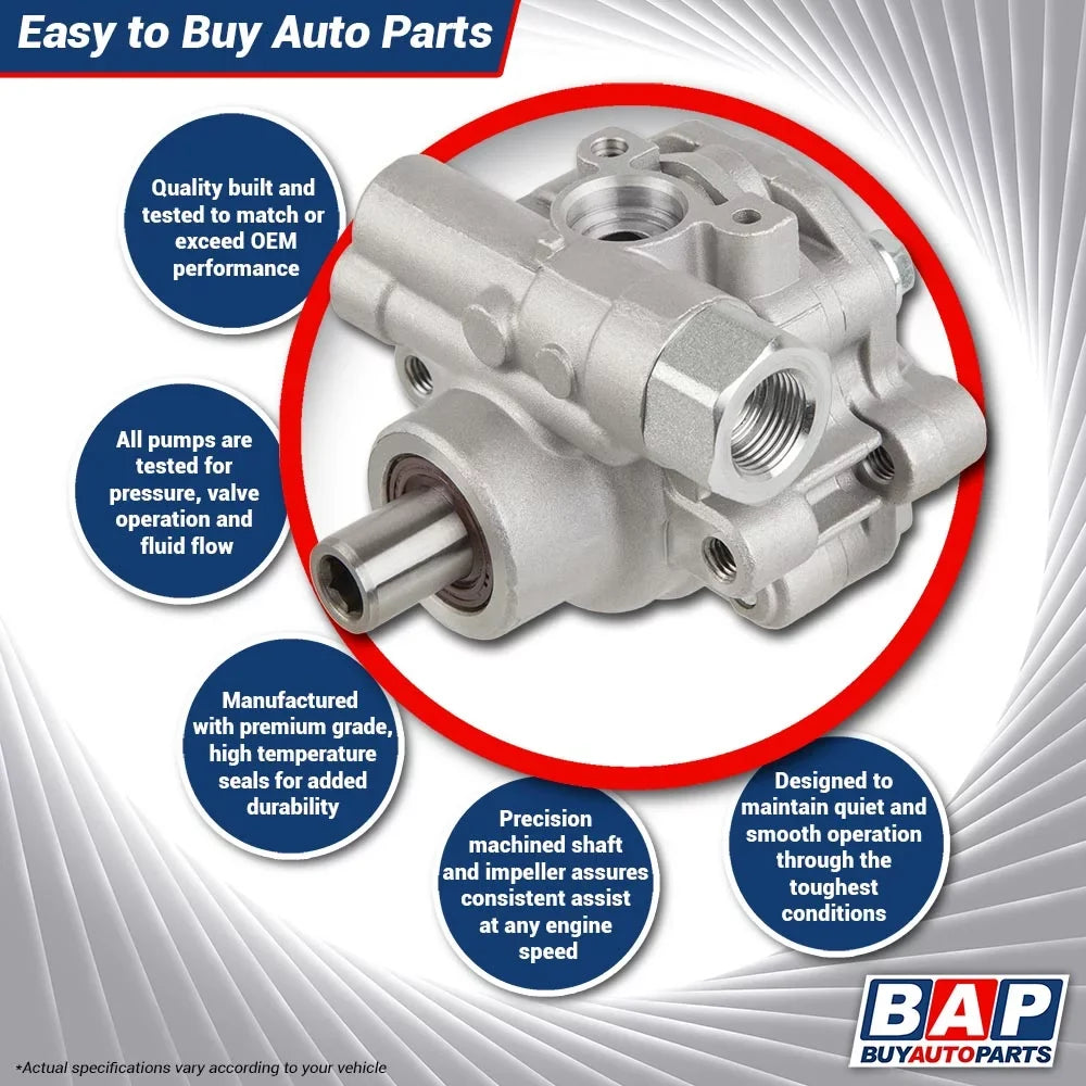 For Jeep Cherokee XJ & Wrangler TJ 4.0L New Power Steering Pump - Buyautoparts Fits select: 2000-2001 JEEP CHEROKEE SPORT, 1997-2002 JEEP WRANGLER / TJ SPORT
