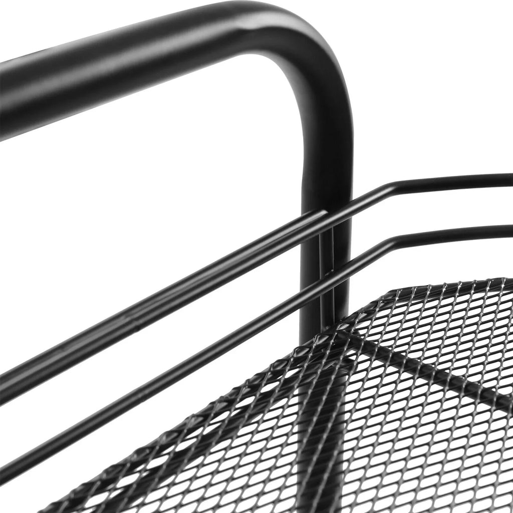 4 Tier Movable Storage Trolley Cart Utility Storage Rack Kitchen Organizer Shelf