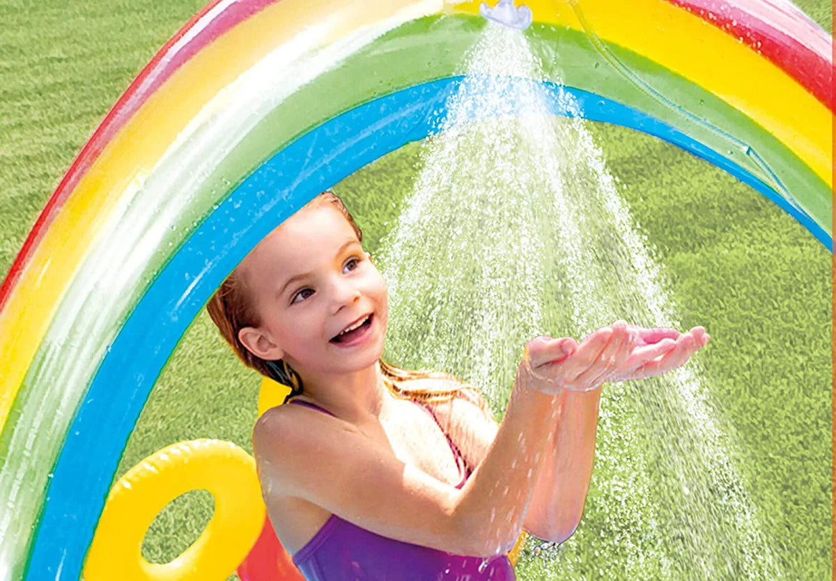 Rainbow Ring Inflatable Play Center, For Ages 2+