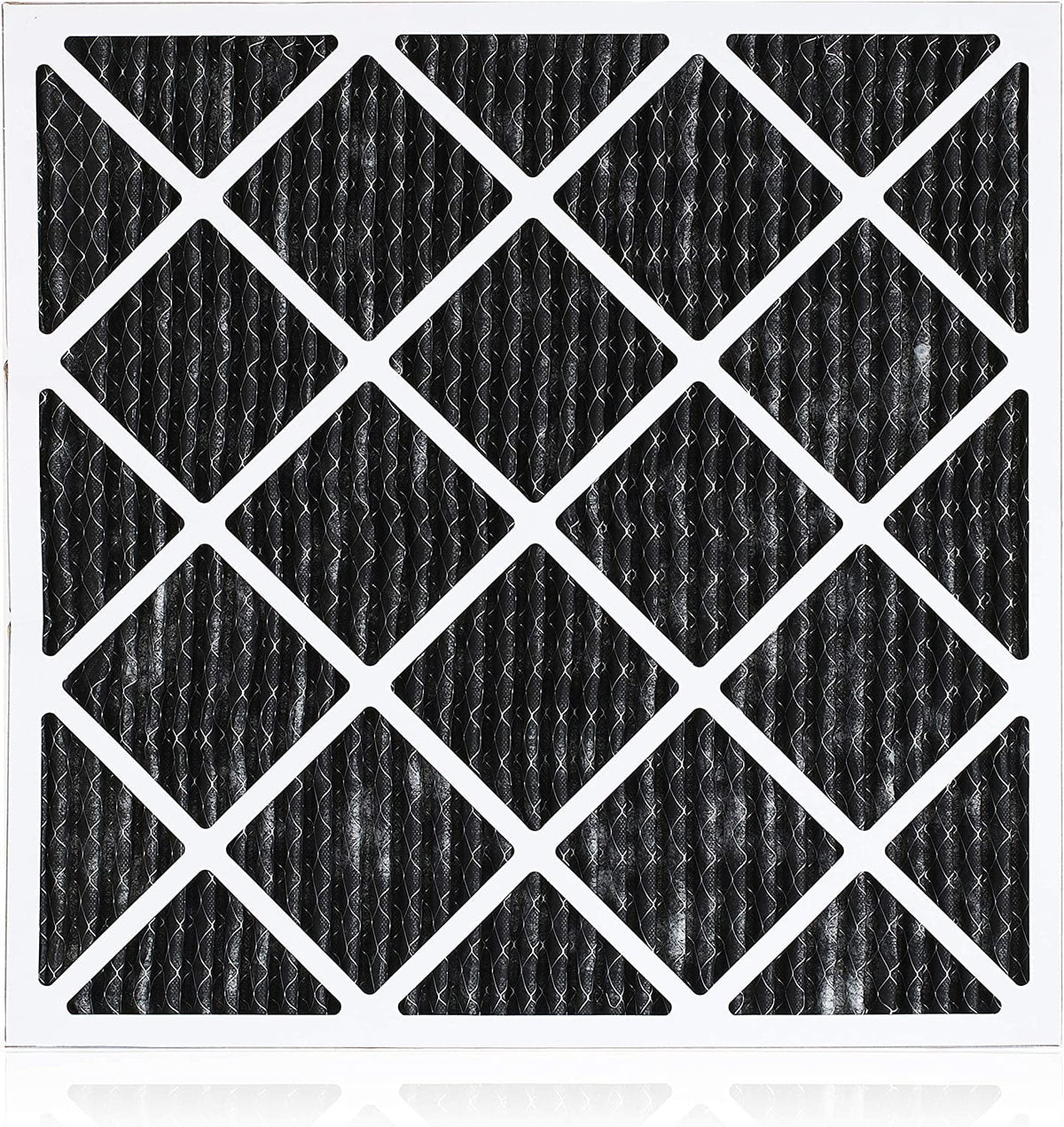Filterbuy 20x23x1 MERV 8 Odor Eliminator Pleated HVAC AC Furnace Air Filters with Activated Carbon (2-Pack)