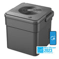 Ft., Gray. Midea 35-Pint Compact Cube Smart Dehumidifier, up to 3500 Sq