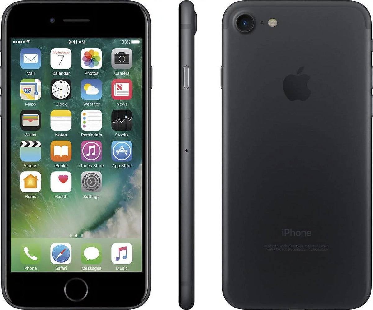 Pre-Owned  iPhone 7 128GB, Black - GSM Unlocked (Refurbished: Good)