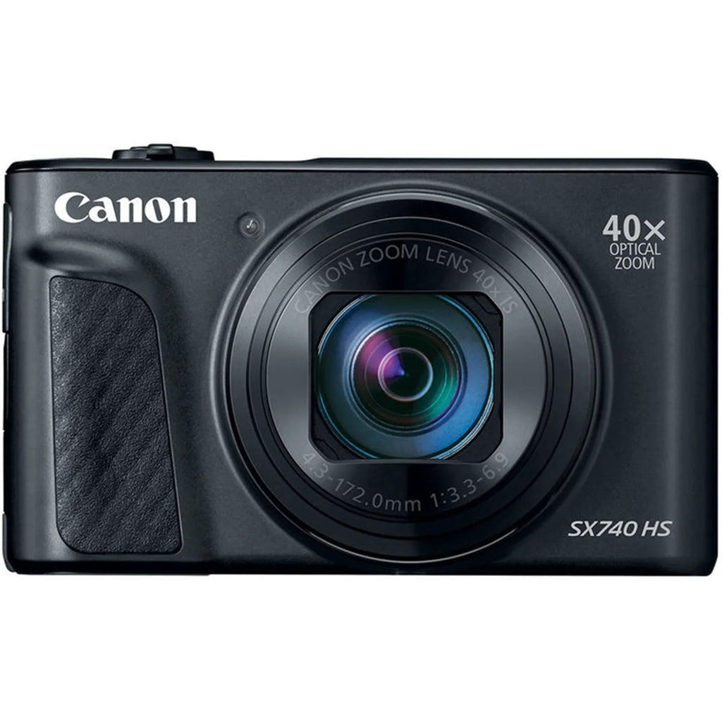PowerShot SX740 HS 20.3MP Digital Camera Black with 64GB Memory card