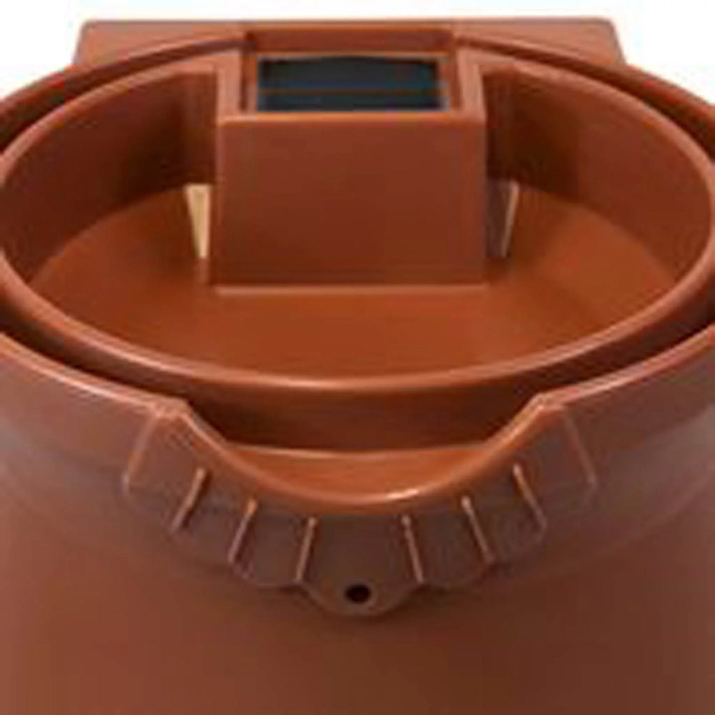 Good Ideas Rain Wizard 50 Gallon Rain Barrel aqua Collector Urn, Terra Cotta