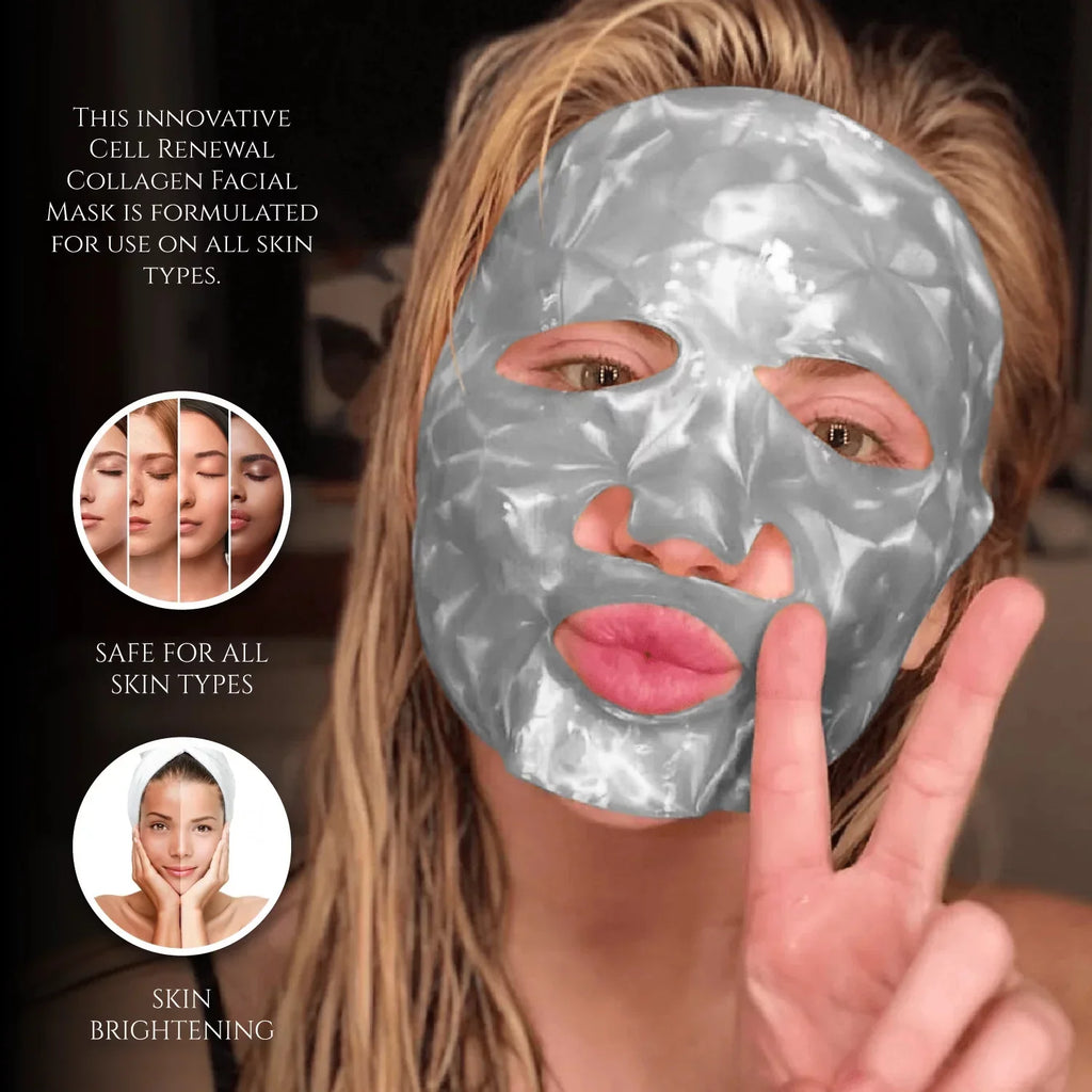 Platinum Collagen Cell Renewal Facial Mask - Single Mask