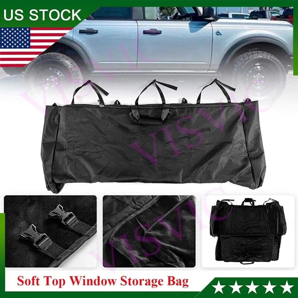Soft Top Window Storage Bag For  Bronco Accessories 2021-2023 FAST SHIPPING