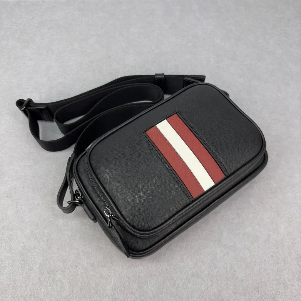 Luxury B Style Shoulder Bag Men's Casual Business Commuter Shoulder Bag Crossbody Bag Genuine Leather High superior Chest Bag