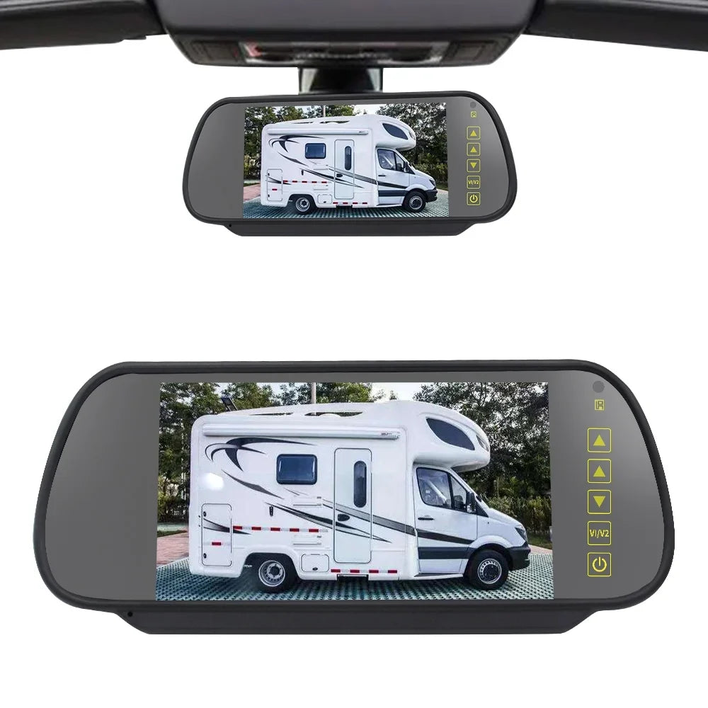 Dazzduo Brake Light Backup Camera, 7 in for Parking XIXIAN Camera N Backup Vans Crafter Light Sprinter Fesjoy 7 Sazoley with Monitor Brake 7 Mercedes-Benz LED 7 appropriate , 7  Dabey Mercedes- ERYUE