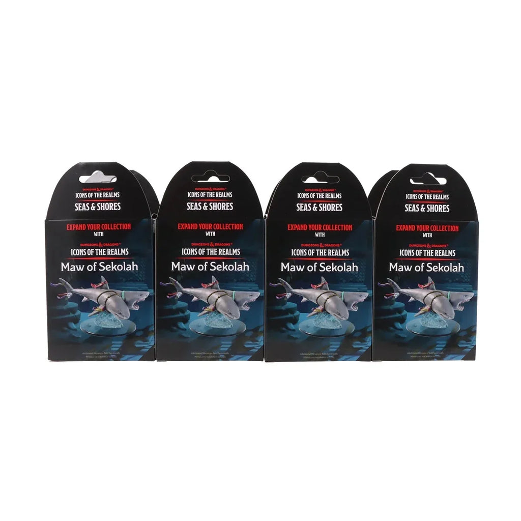 Wizkids  Dungeons & Dragons Icons of the Realms Seas & Shores Set 28 Booster Brick Figurine - Pack of 8