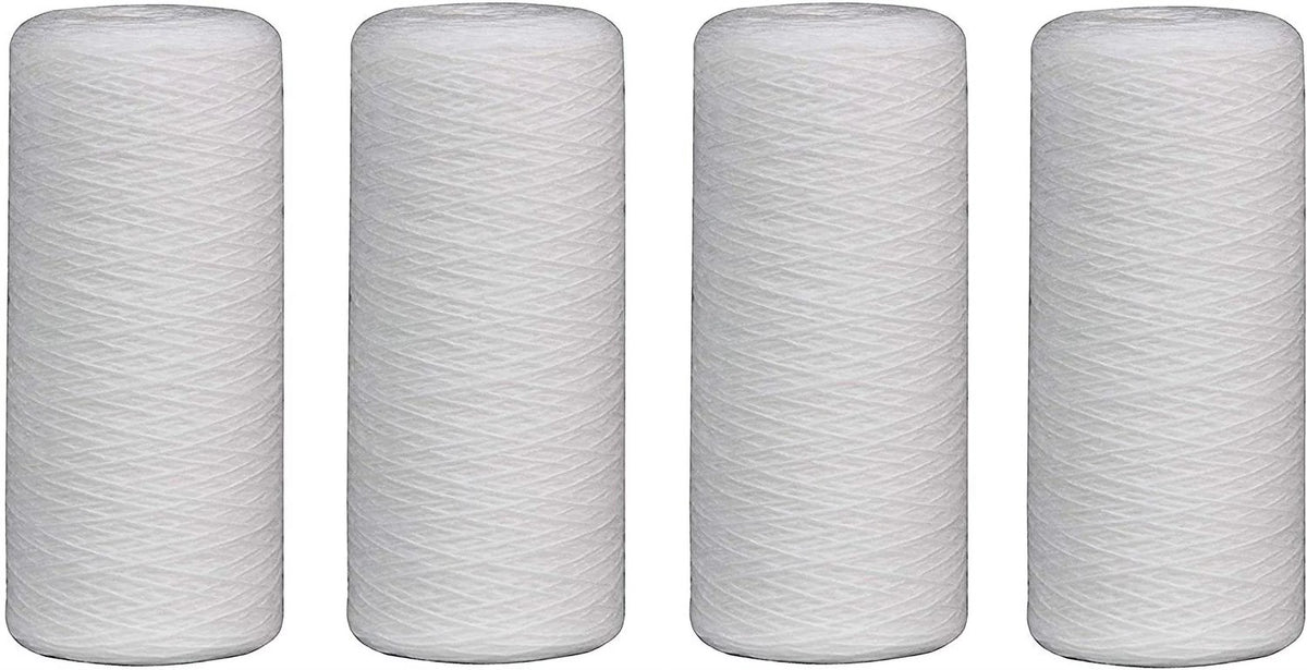 Culligan CW25-BBS Filter Cartridge, 25 Micron, White, 4 Pack