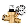 Andoer Valve,Reducer With 0-160psi With 0-160psi And Valve -free Brass 0-160psi And Inlet And Inlet Screened Inlet Screened Filter Brass Adjustable liquid Huiop Valve -free Brass aqua Pressure