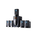 beFree Sound BFS-520 5.1 Channel Bluetooth Surround Sound Speaker System in Black and Blue