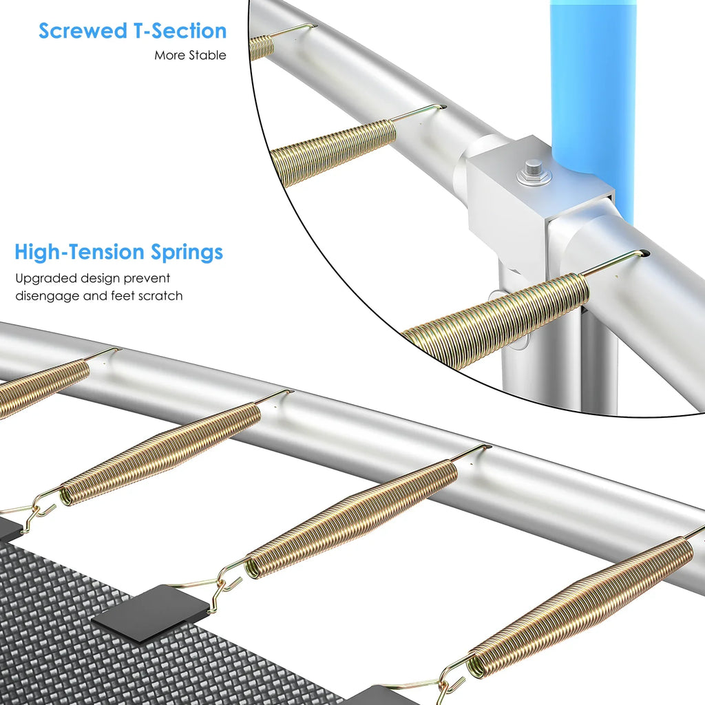 FIZITI 12FT 990LBS Trampoline with Basketball Hoop for Kids,Pumpkin Outdoor Trampoline with Enclosure Net,Sprinkler,Light,Socks,Ladder, Recreational Backyard Trampoline Capacity for 4-6 Kids