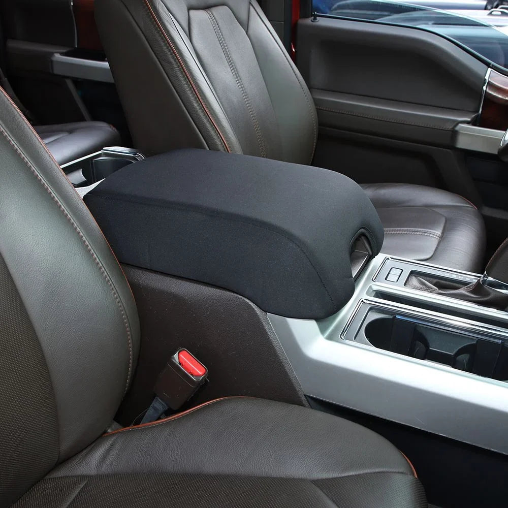 Teledu Center Console Armrest Box wrap Soft Pad F150 + Black Accessories